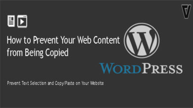 How to Prevent Your Web Content from Being Copied