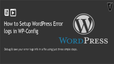 How to Setup WordPress Error